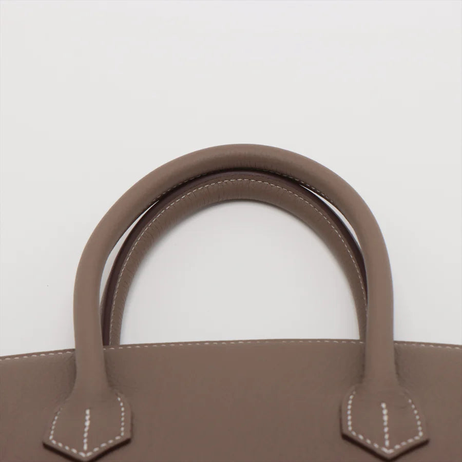 HERMES エルメス バーキン35 トゴ エトゥープ シルバー金具-BRAND OFF