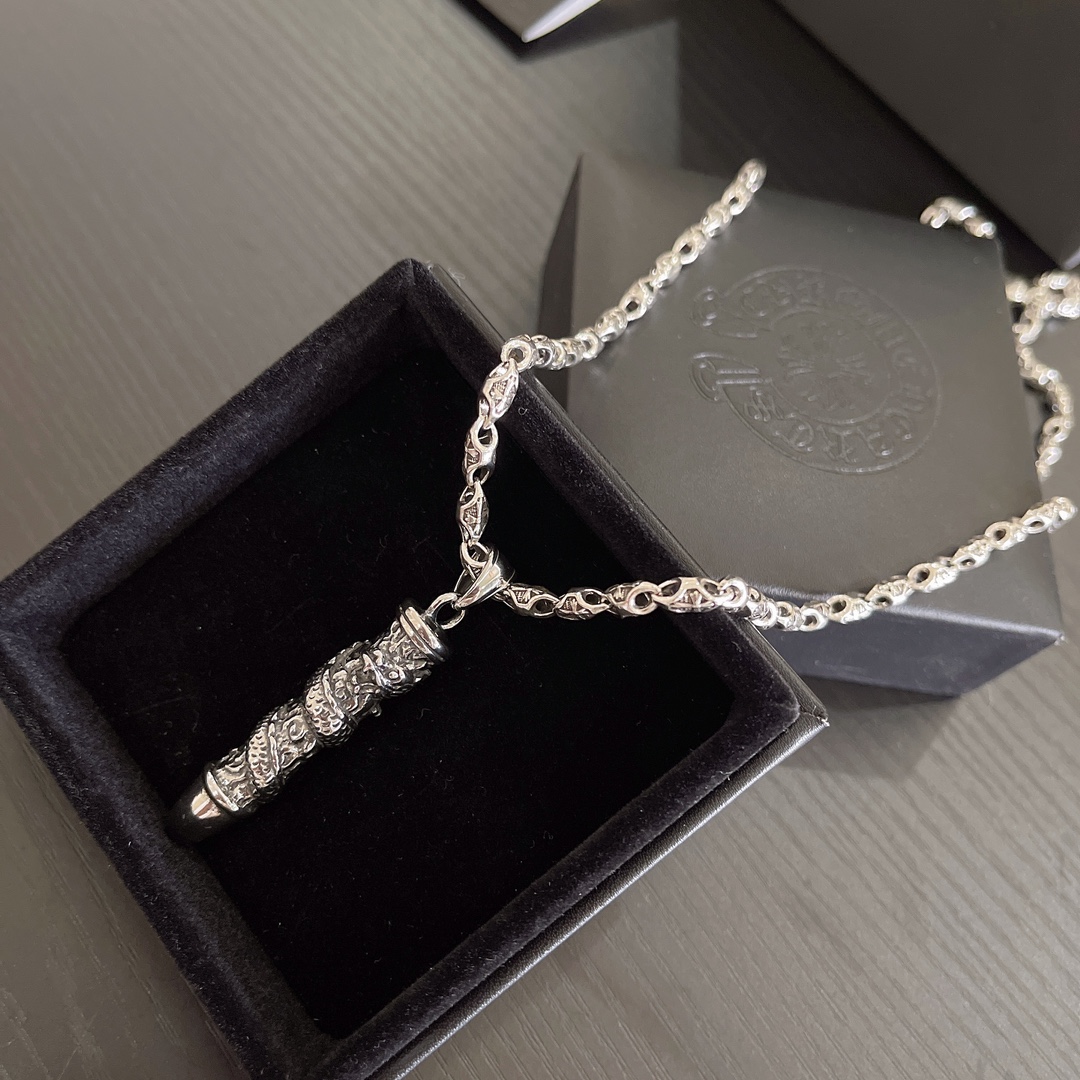 【CHROME HEARTS】ネックレス、新しいネックレス万能シンプルファッションオーナメント-BRAND OFF
