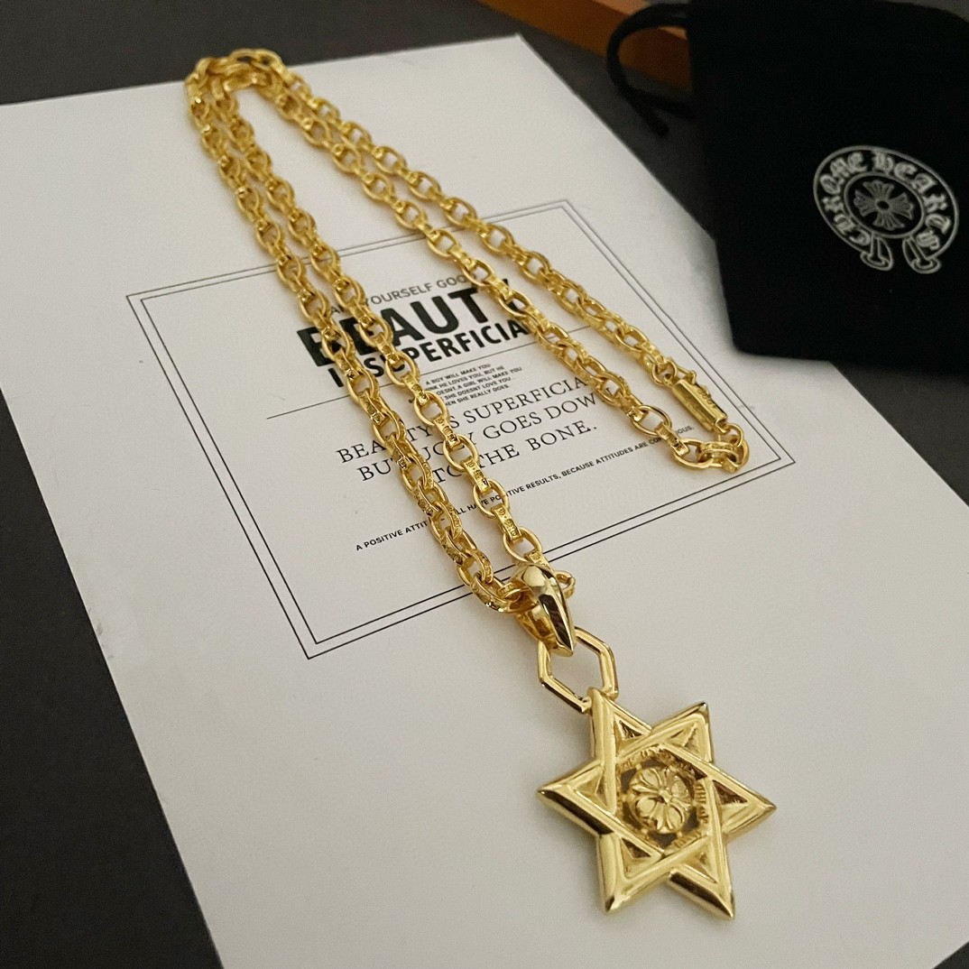 【CHROME HEARTS】ネックレス、新しいネックレス万能シンプルファッションオーナメント-BRAND OFF