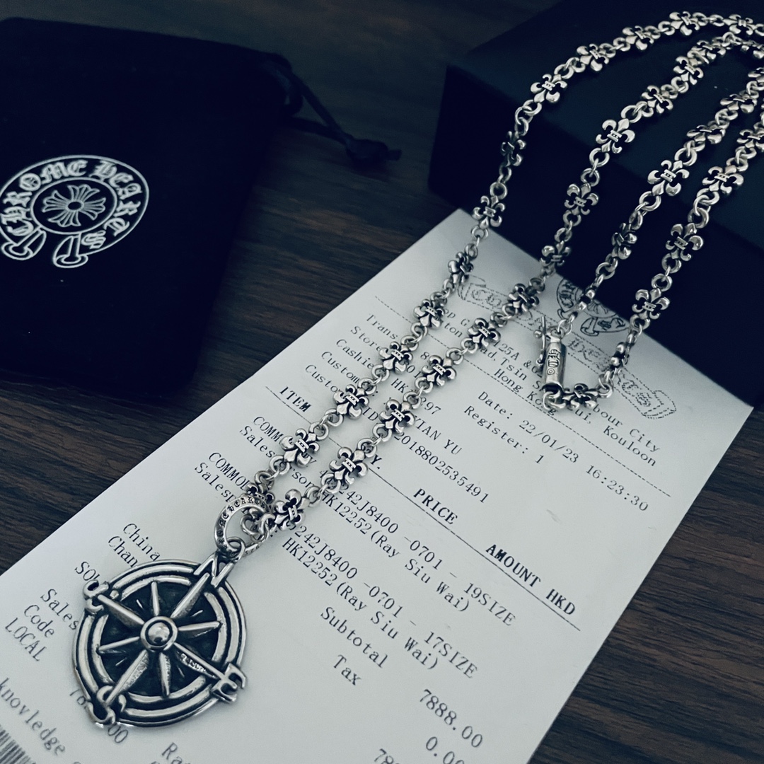 【CHROME HEARTS】ネックレス、新しいネックレス万能シンプルファッションオーナメント-BRAND OFF