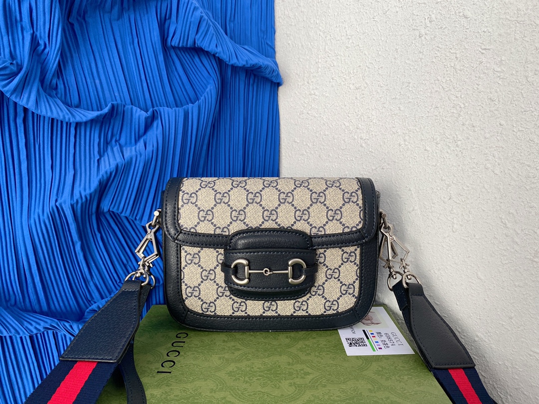 GUCCI〔グッチ ホースビット 1955〕ミニバッグ 20 X 15 CM-BRAND OFF