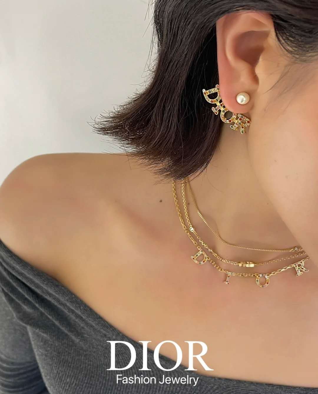 【2026】【 DIOR】ネックレス、新しいネックレス万能シンプルファッションオーナメント-BRAND OFF