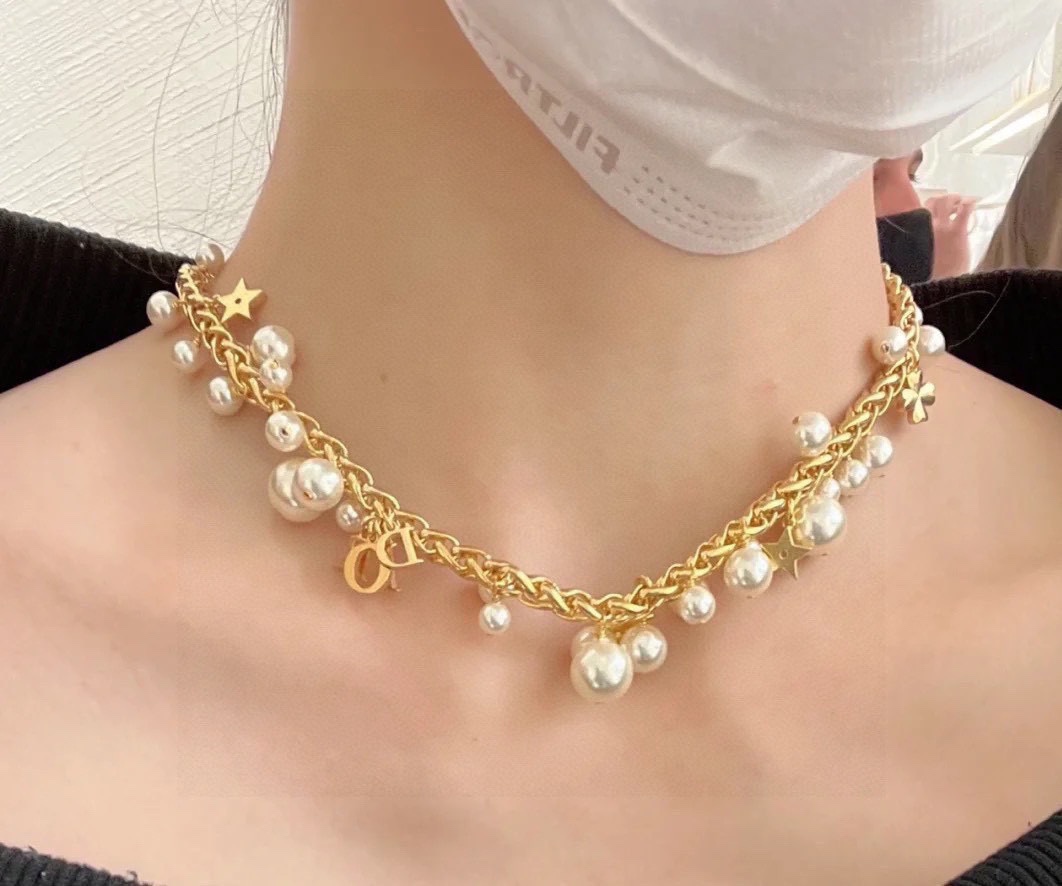 【2026】【DIOR】ネックレス、新しいネックレス万能シンプルファッションオーナメント-BRAND OFF