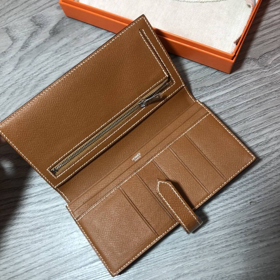 Hermes(エルメス) エルメス ベアンスフレ エプソン 財布-BRAND OFF