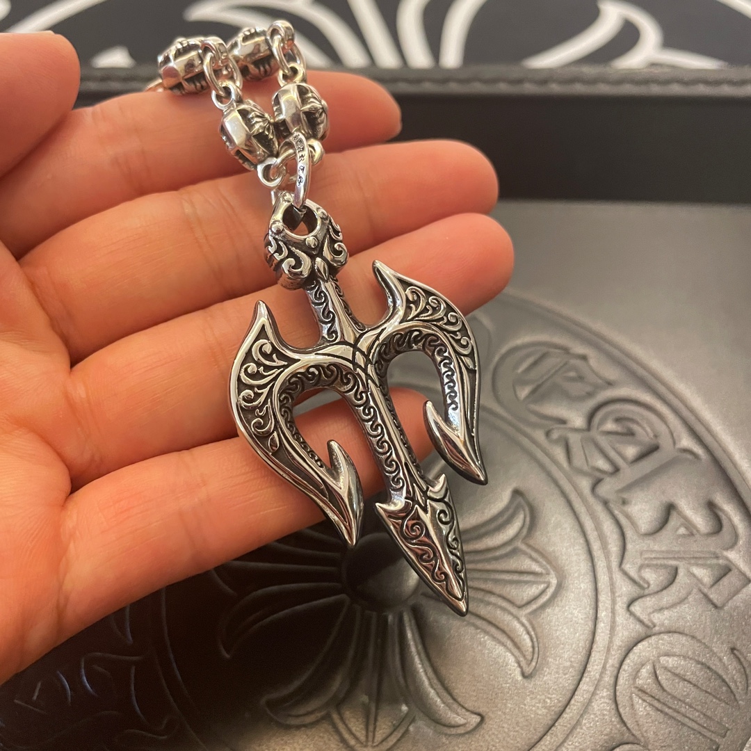 【CHROME HEARTS】ネックレス、新しいネックレス万能シンプルファッションオーナメント-BRAND OFF
