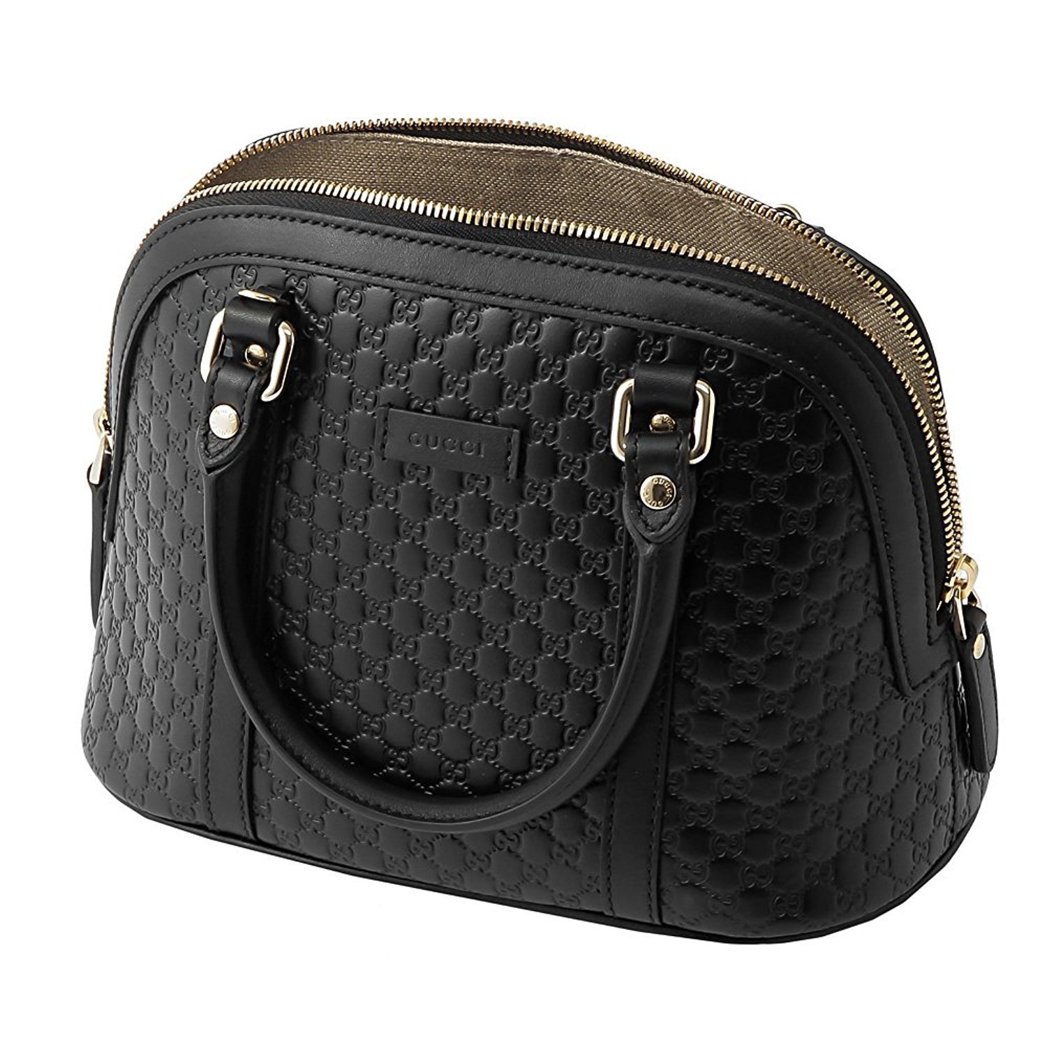 GUCCIドーム型レザーショルダーバッグ 斜めがけ2way-BRAND OFF