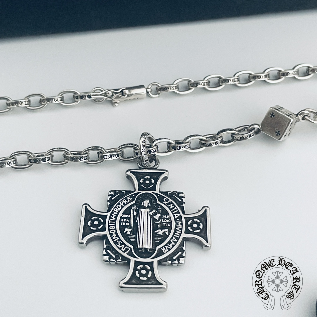 【CHROME HEARTS】クロムハーツ、新しいネックレス万能シンプルファッションオーナメント-BRAND OFF
