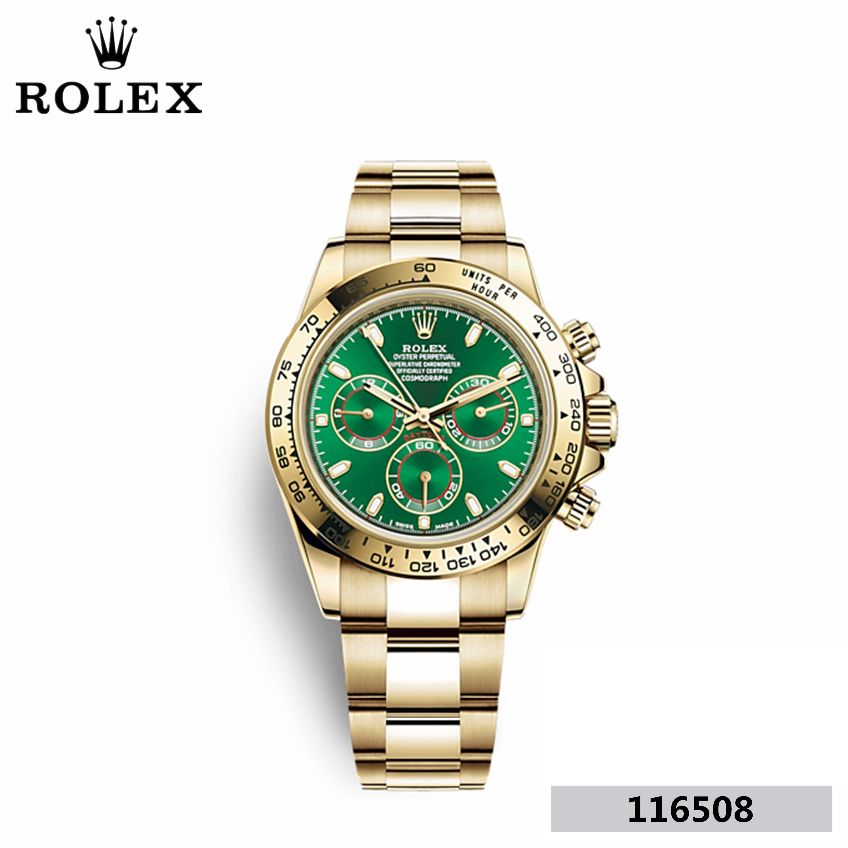 コスモグラフ デイトナ オイスター 40 mm イエローゴールド-BRAND OFF