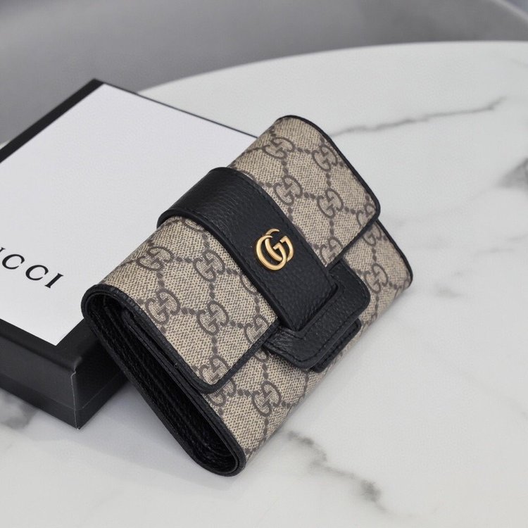 GUCCI(グッチ) 三つ折り財布 13.5*9.5*3.5cm-BRAND OFF