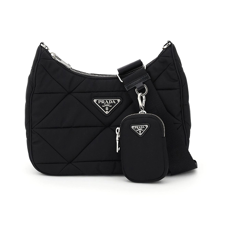 ☆PRADA プラダ パデッドナイロン ショルダーバッグ-BRAND OFF