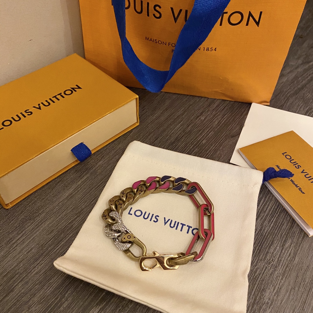 LOUIS VUITTON（ルイヴィトン）チェーンブレスレット-BRAND OFF