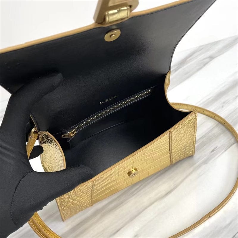 BALENCIAGA HOURGLASS スモールハンドバッグ2色-BRAND OFF
