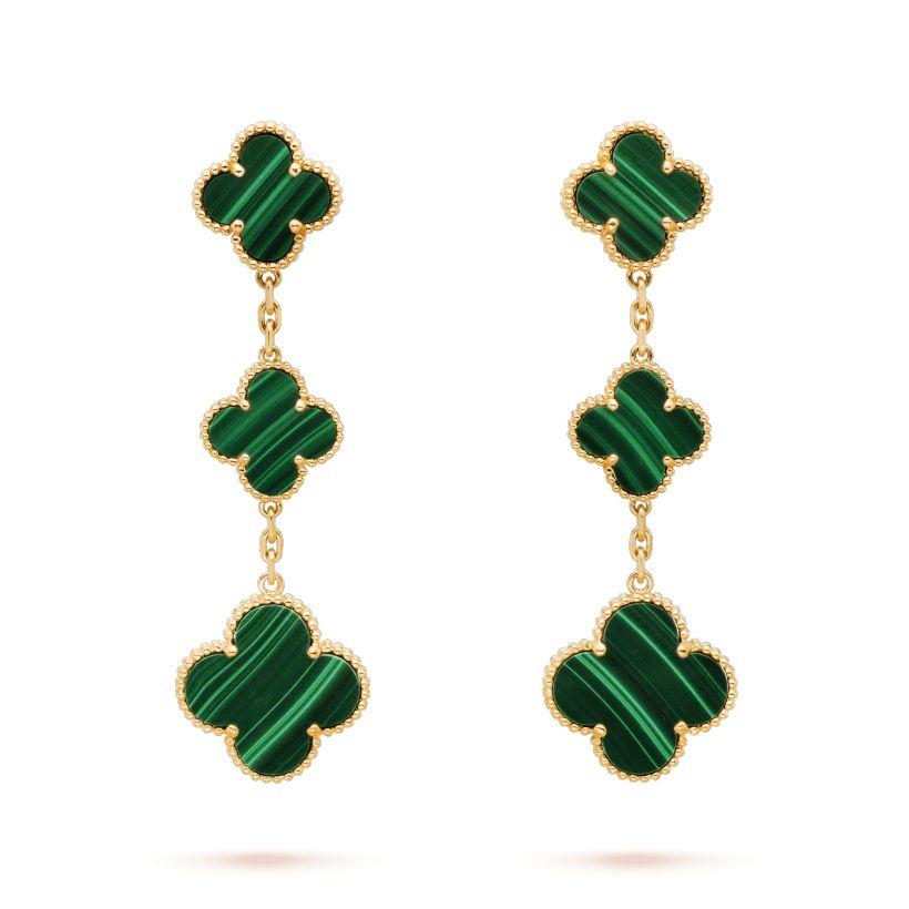 【Vancleef & Arpels】 マジック アルハンブラ イヤリング、3モチーフ-BRAND OFF