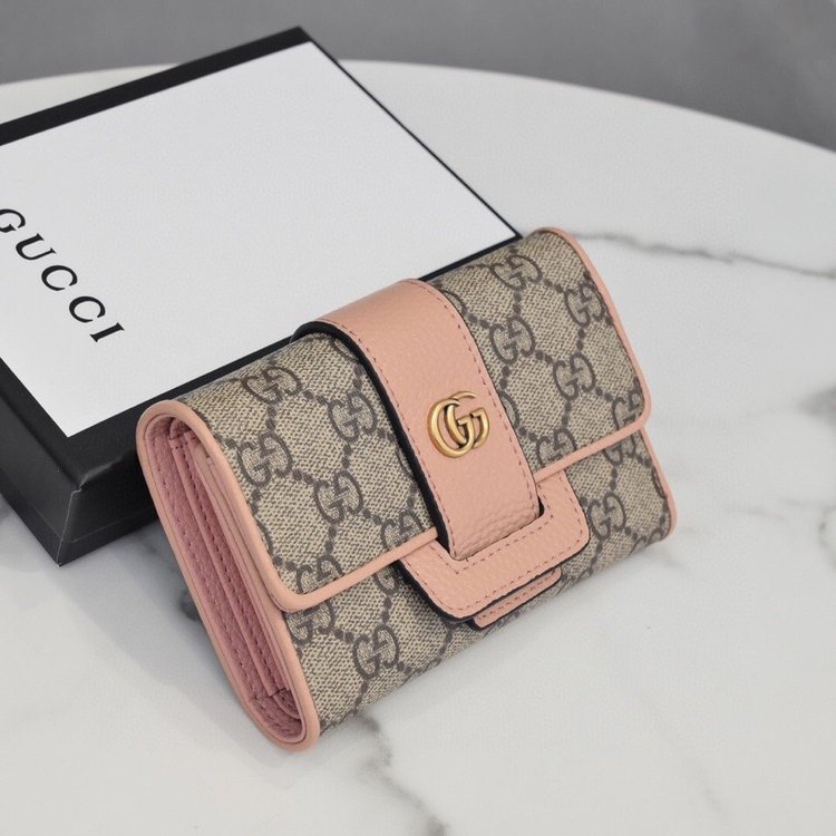 GUCCI(グッチ) 三つ折り財布 13.5*9.5*3.5cm-BRAND OFF