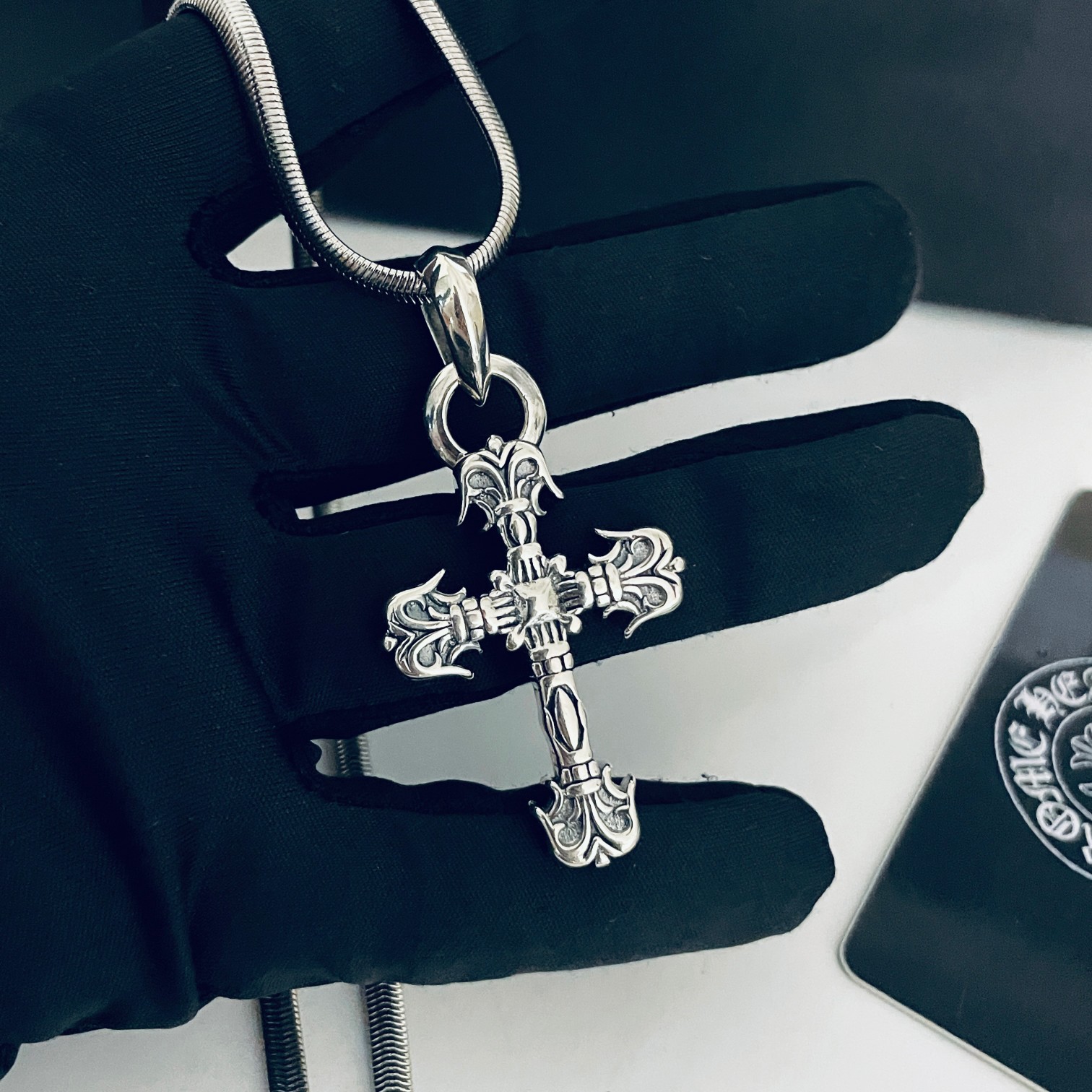 【2026】【CHROME HEARTS】クロムハーツ、新しいネックレス万能シンプルファッションオーナメント-BRAND OFF