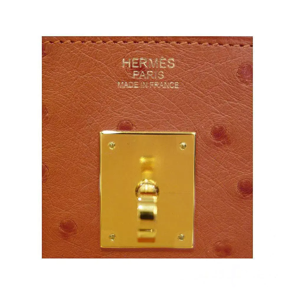 【HERMES】エルメス バーキン 30cm オーストリッチ ゴールド金具-BRAND OFF