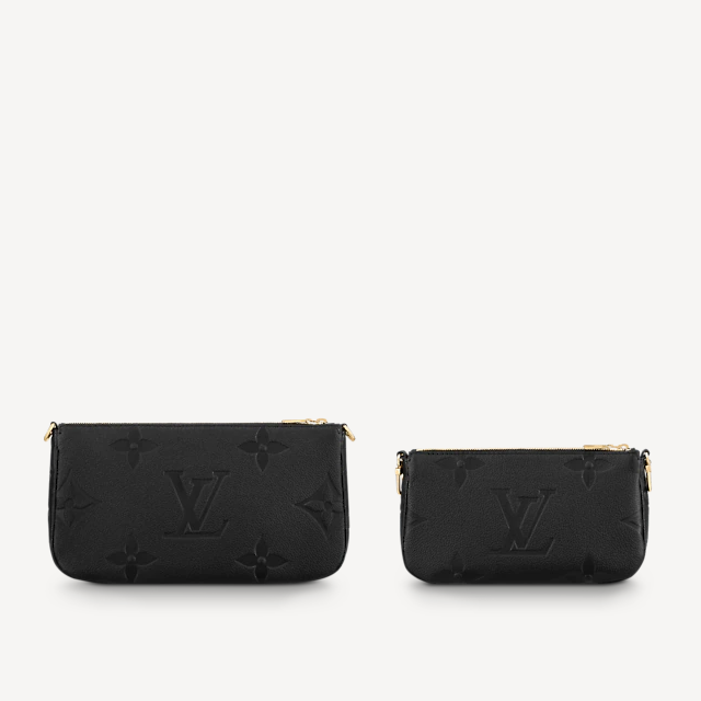 LOUIS VUITTON ルイヴィトン ミュルティ・ポシェット・アクセソワール モノグラム・アンプラント / ノワール M80399-BRAND OFF