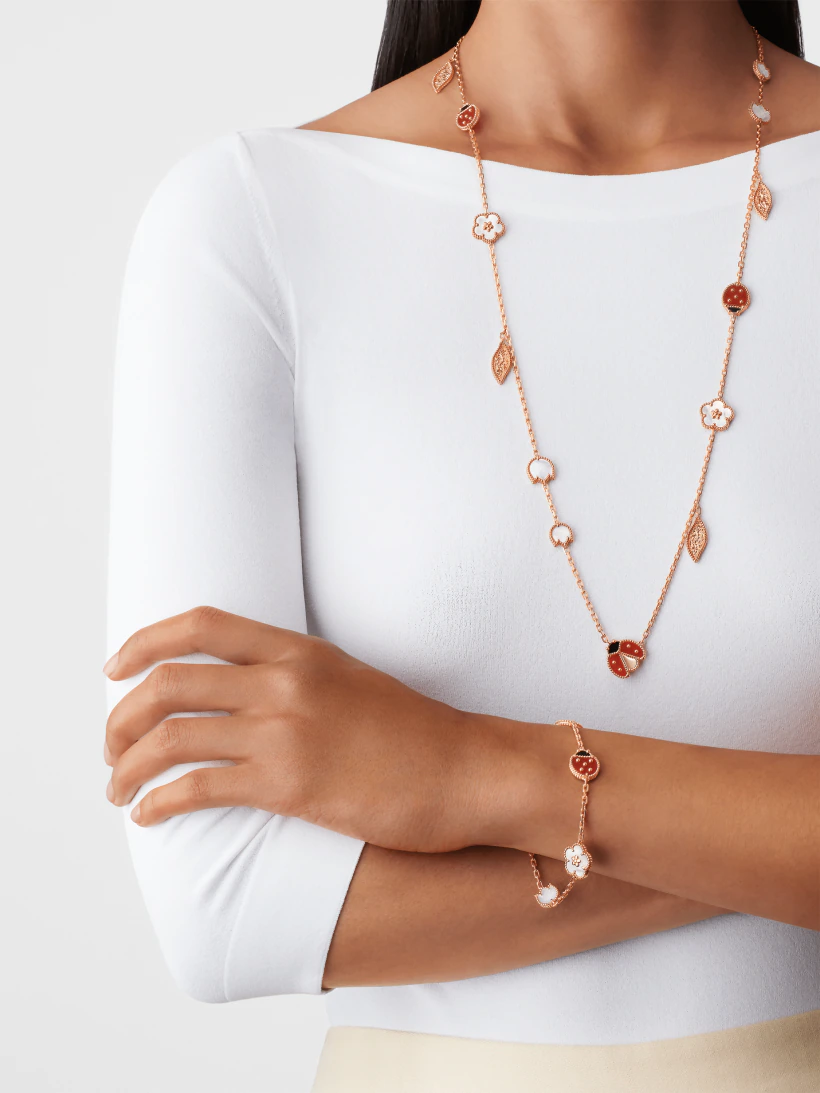 【2026】【Vancleef & Arpels】 ラッキー スプリング ブレスレット、5 モチーフ-BRAND OFF
