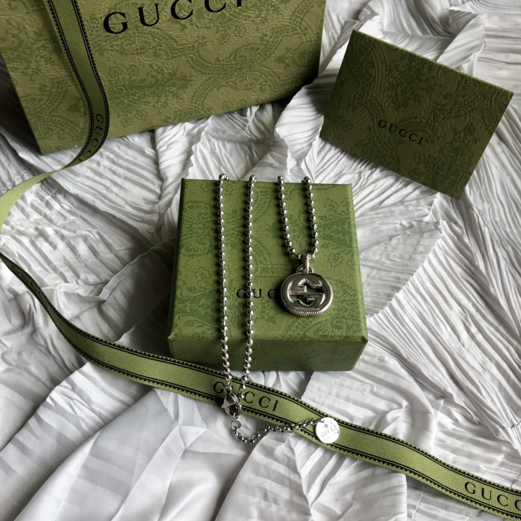 GUCCI インターロッキングG ネックレス-BRAND OFF
