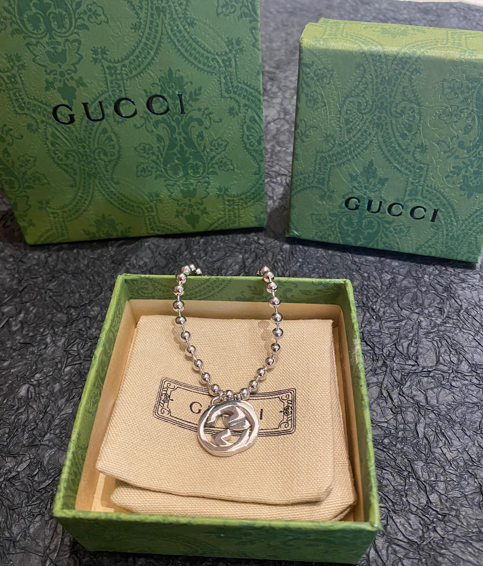 GUCCI（グッチ）ダブルGブレスレット-BRAND OFF