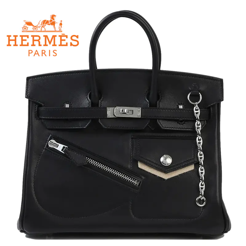 【新品】HERMES エルメス 限定版 バーキン ロック 25 ハンドバッグ-BRAND OFF