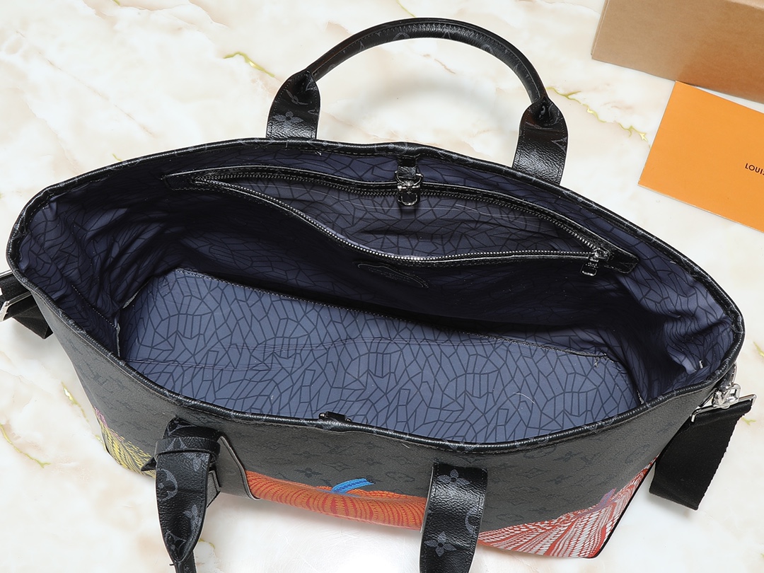 LOUIS VUITTON ルイヴィトン LV x YK Weekend Tote ハンドバッグ M46434-BRAND OFF