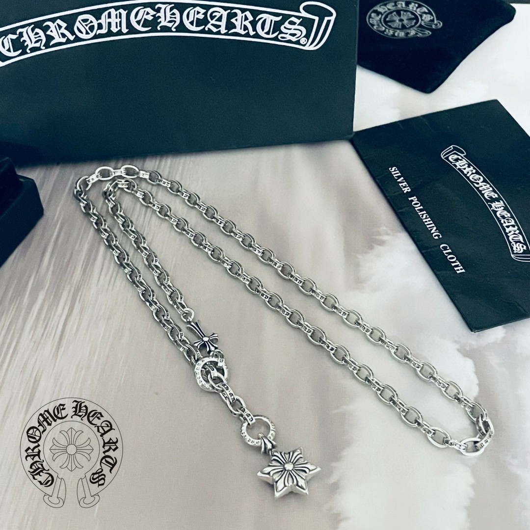 【Chrome Hearts】ネックレス、新しいネックレス万能シンプルファッションオーナメント-BRAND OFF