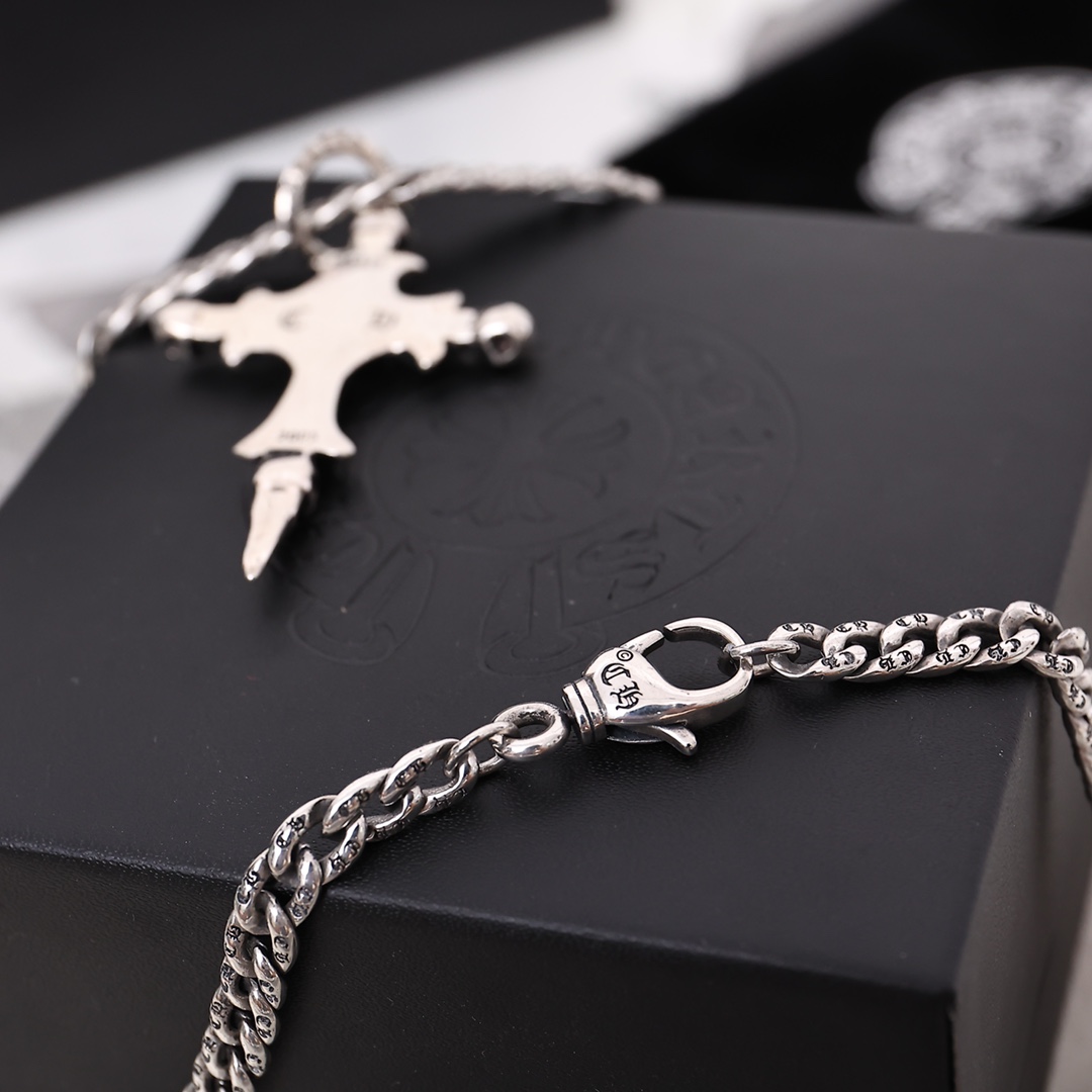 【CHROME HEARTS】ネックレス、新しいネックレス万能シンプルファッションオーナメント-BRAND OFF