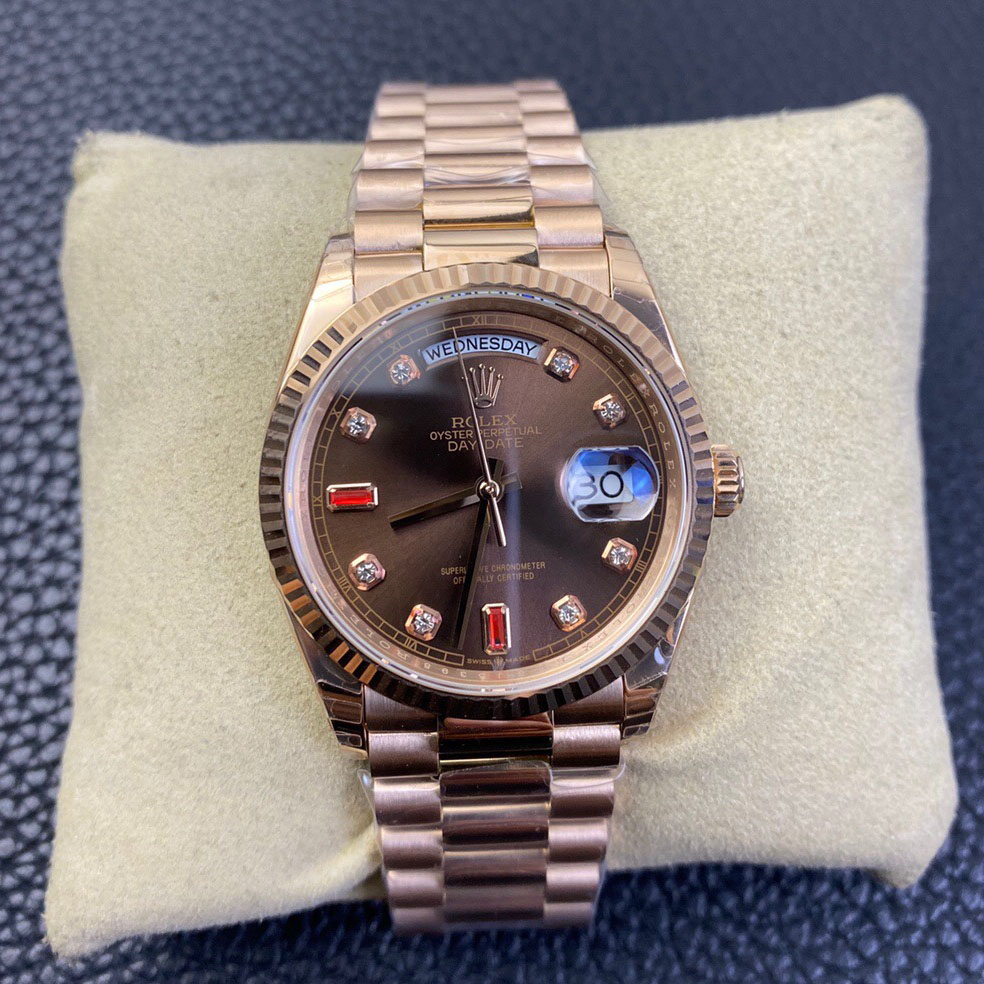 Rolex Day-Date 118235FA-BRAND OFF