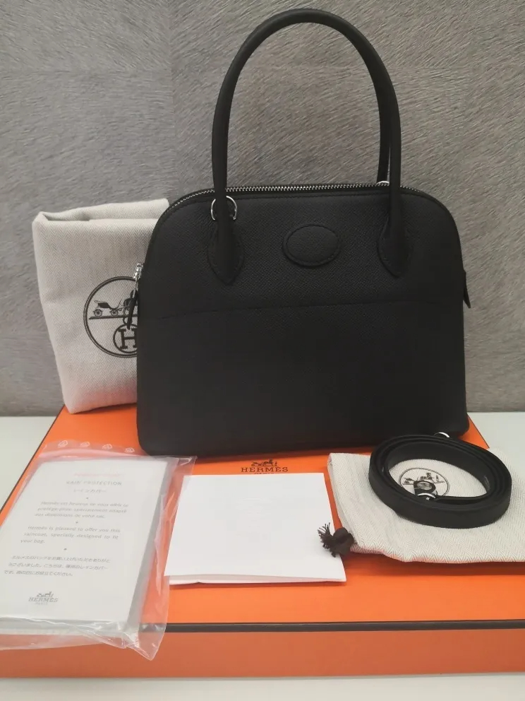 【HERMES】 ボリード BOLIDE 27CM シルバー金具-BRAND OFF