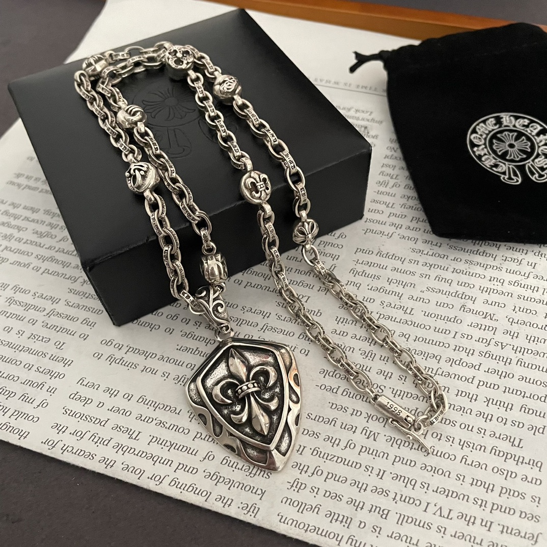 【CHROME HEARTS】ネックレス、新しいネックレス万能シンプルファッションオーナメント-BRAND OFF