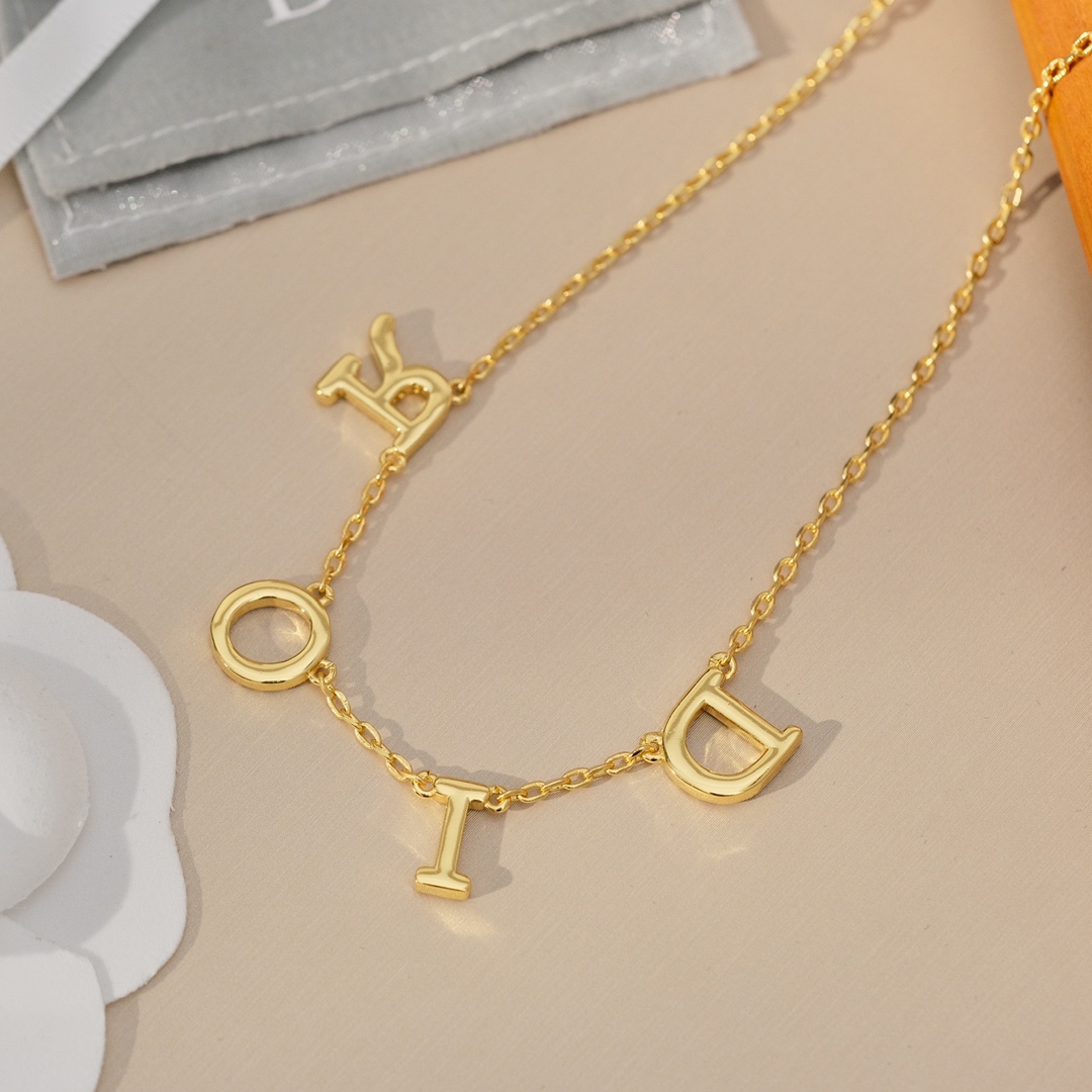 【2026】【 DIOR】ネックレス、新しいネックレス万能シンプルファッションオーナメント-BRAND OFF