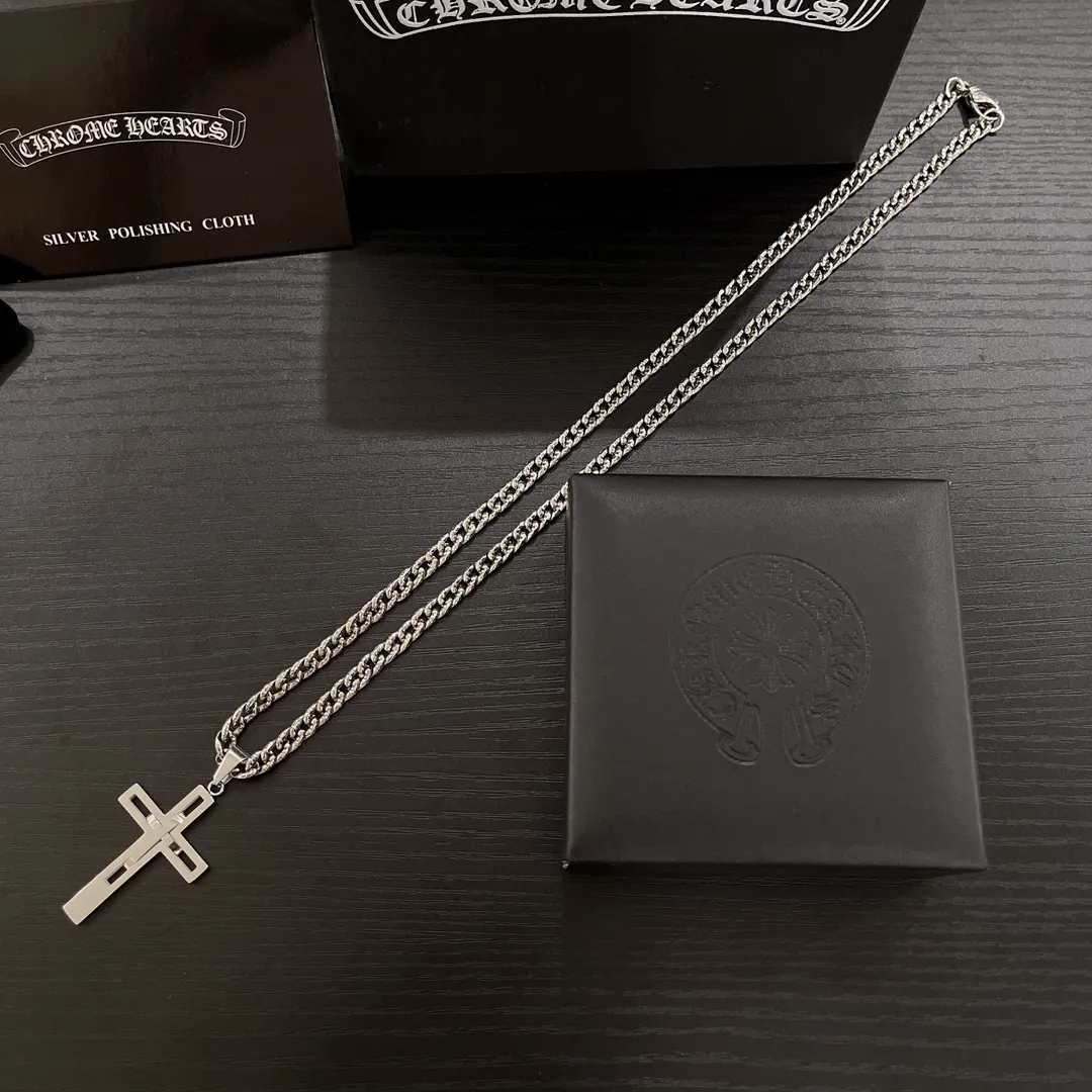 【CHROME HEARTS】ネックレス、新しいネックレス万能シンプルファッションオーナメント-BRAND OFF