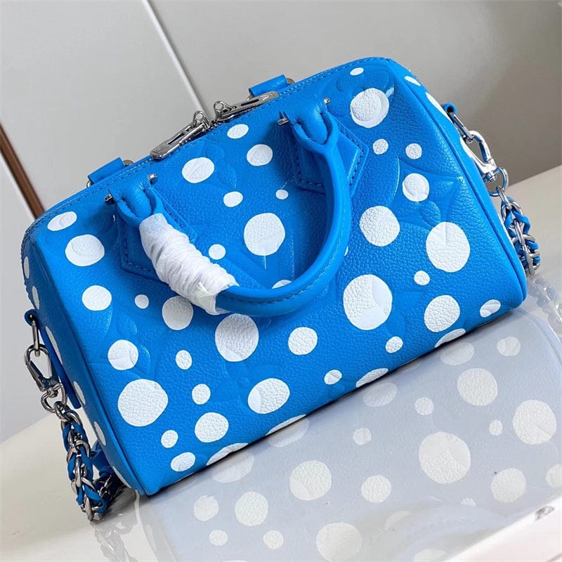 Louis Vuitton 草間彌生コラボ スピーディ・バンドリエール 20 M46411 M46425-BRAND OFF