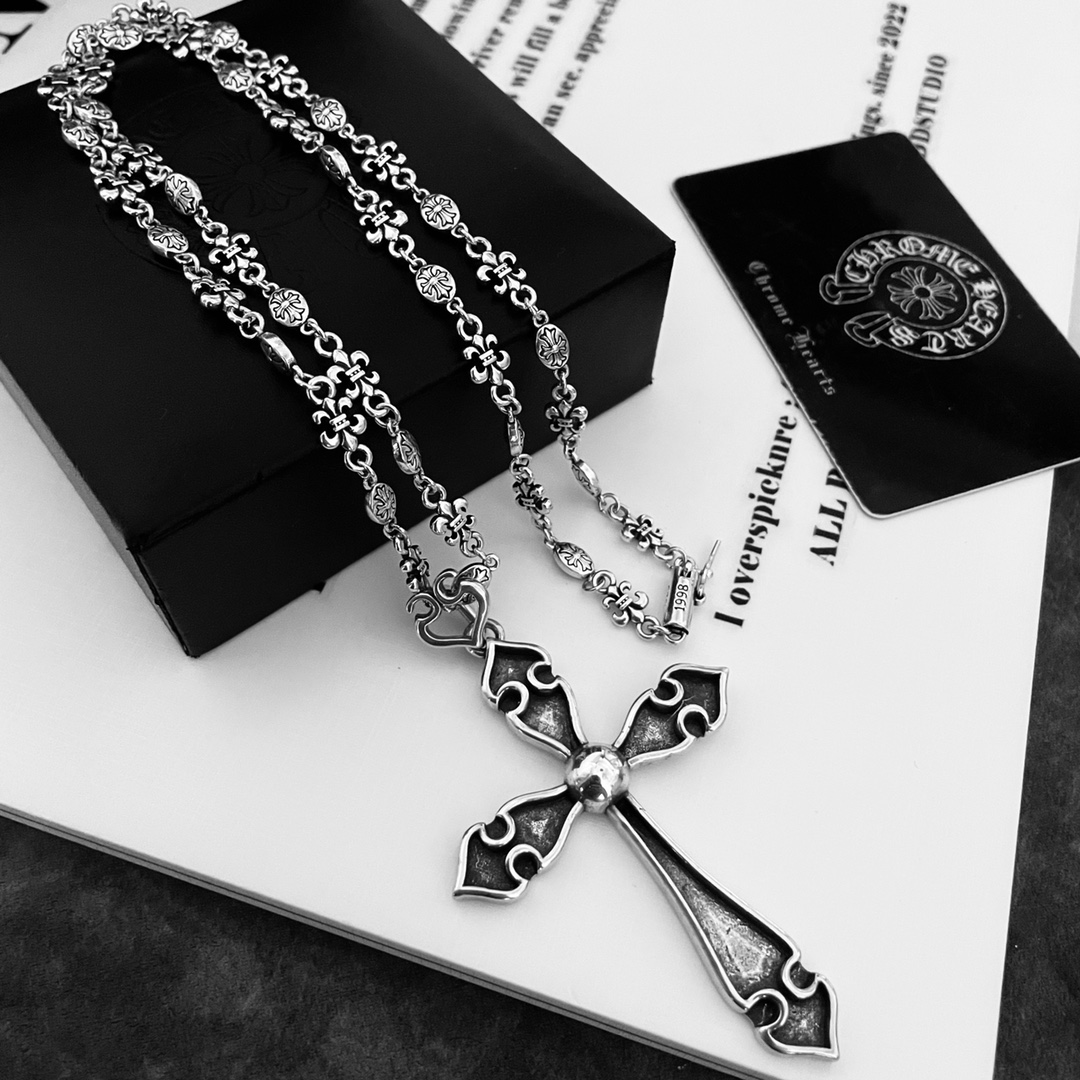 【CHROME HEARTS 】ネックレス、新しいネックレス万能シンプルファッションオーナメント-BRAND OFF