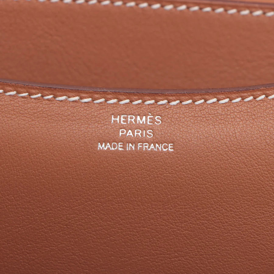 HERMES エルメス コンスタンス3 ミニ18 ミロワール ヴォースイフト ゴールド ゴールド金具-BRAND OFF