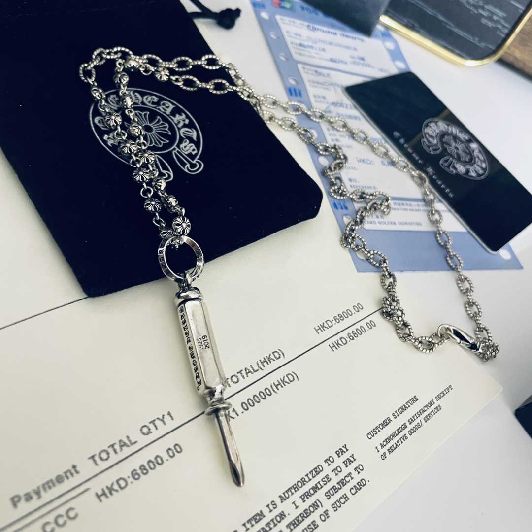 【CHROME HEARTS 】ネックレス、新しいネックレス万能シンプルファッションオーナメント-BRAND OFF