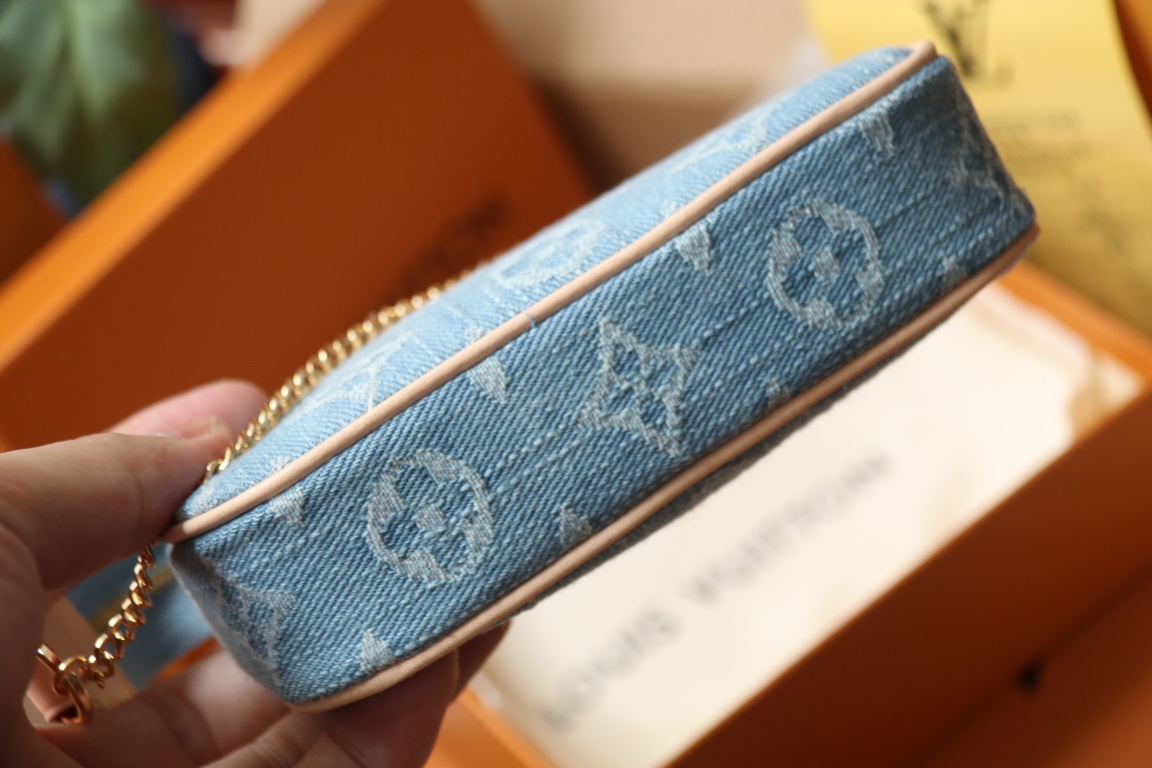 LOUIS VUITTON（ルイヴィトン）ミニ麻雀バッグ デニムバッグ M82960-BRAND OFF