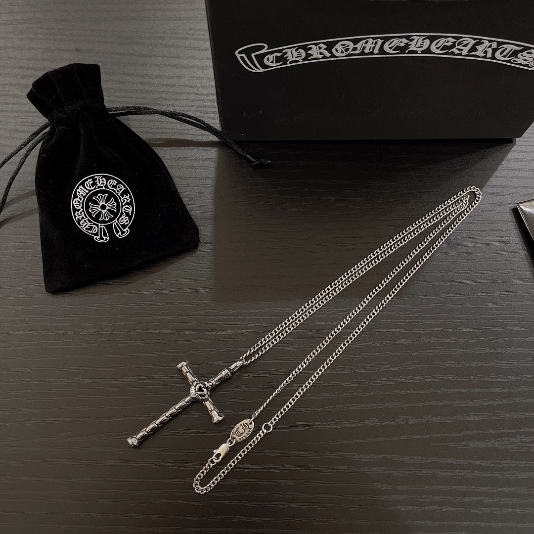 【CHROME HEARTS】ネックレス、新しいネックレス万能シンプルファッションオーナメント-BRAND OFF