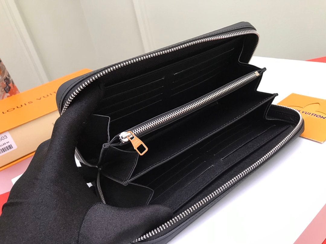 LOUIS UITTON ダミエ グラフィットZIPPY XLウォレットN41503-BRAND OFF