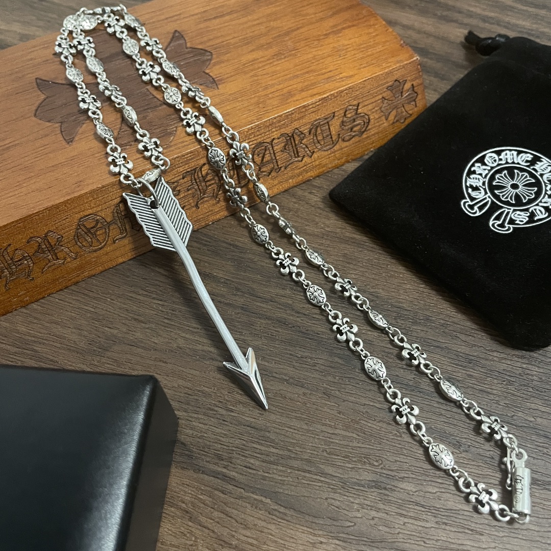 【Chrome Hearts】ネックレス、新しいネックレス万能シンプルファッションオーナメント-BRAND OFF