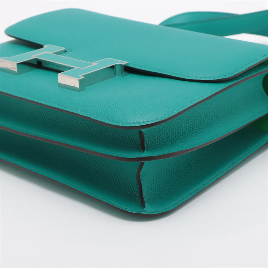 HERMES エルメス コンスタンス3 24 ヴェルソ ヴォーエプソン ミント シルバー金具-BRAND OFF