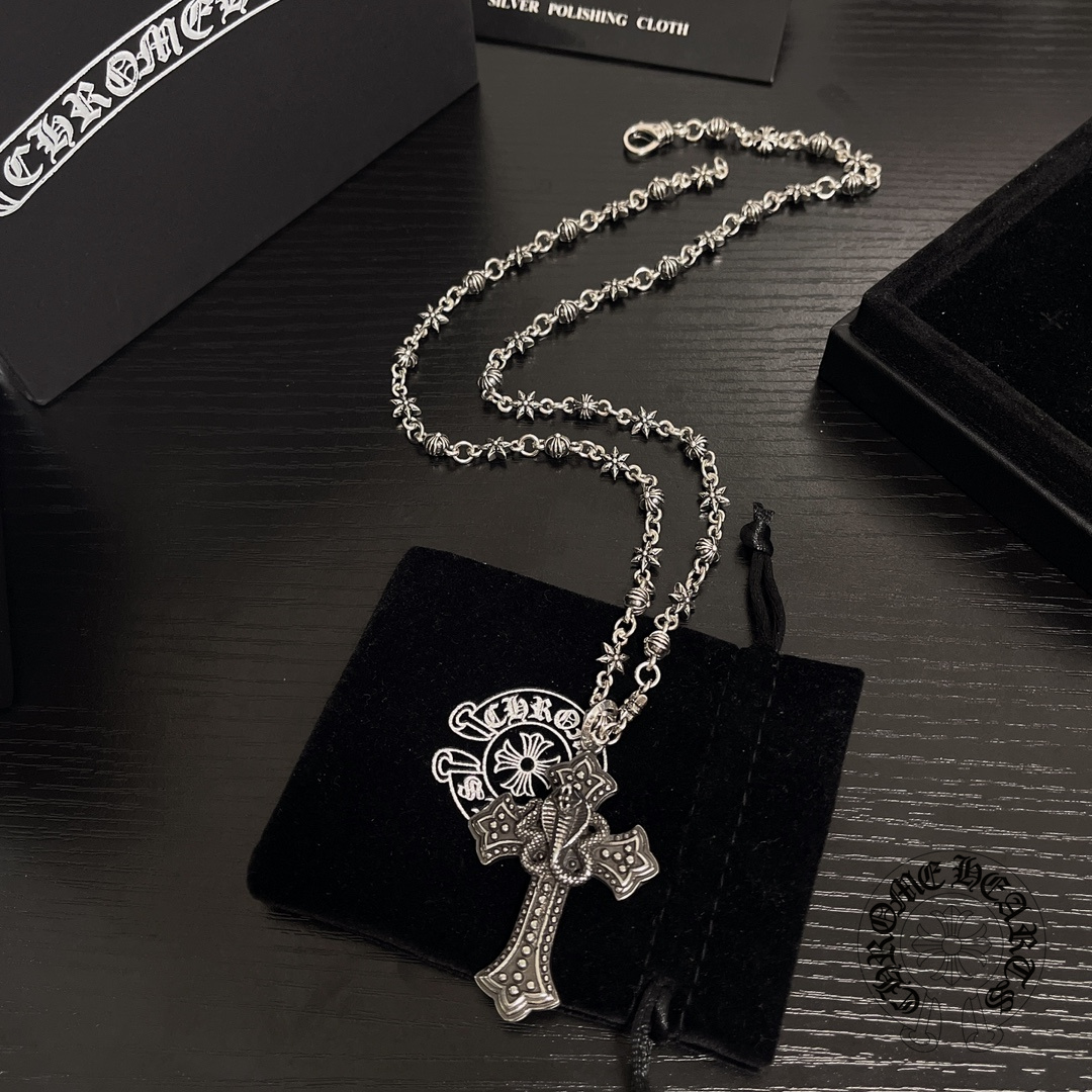 【Chrome Hearts】ネックレス、新しいネックレス万能シンプルファッションオーナメント-BRAND OFF