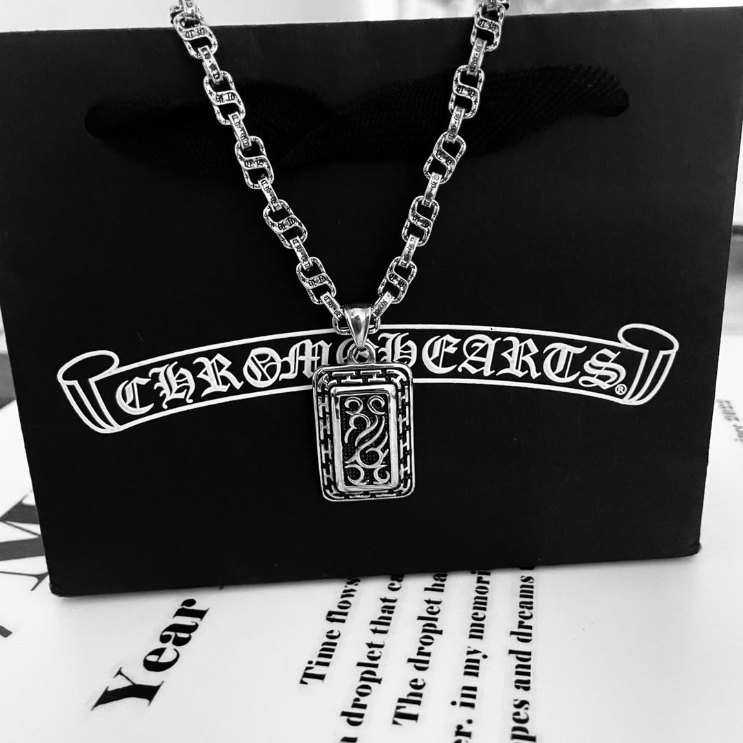 【CHROME HEARTS 】ネックレス、新しいネックレス万能シンプルファッションオーナメント-BRAND OFF