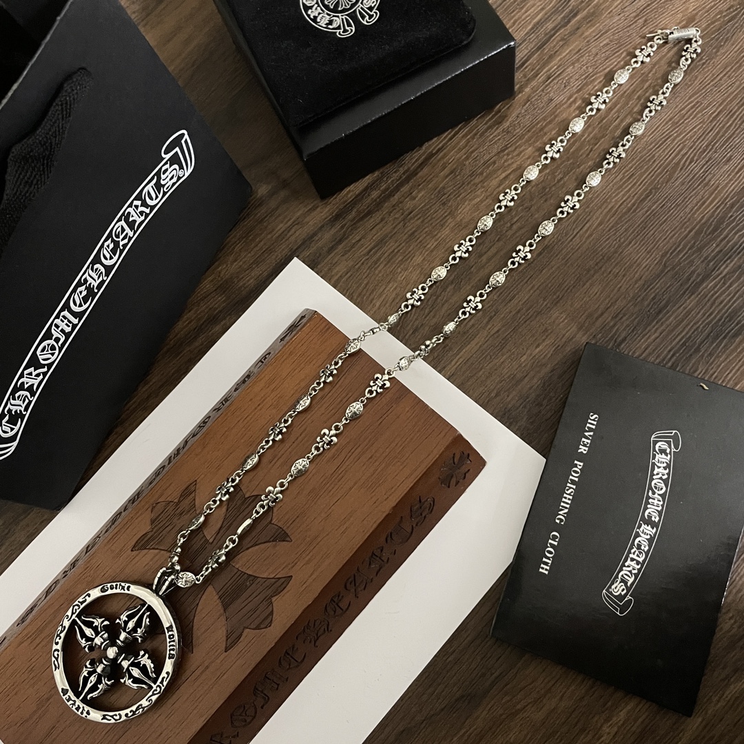 【CHROME HEARTS】ネックレス、新しいネックレス万能シンプルファッションオーナメント-BRAND OFF