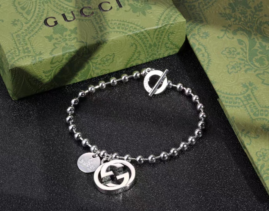 GUCCI（グッチ）ダブルGブレスレット-BRAND OFF