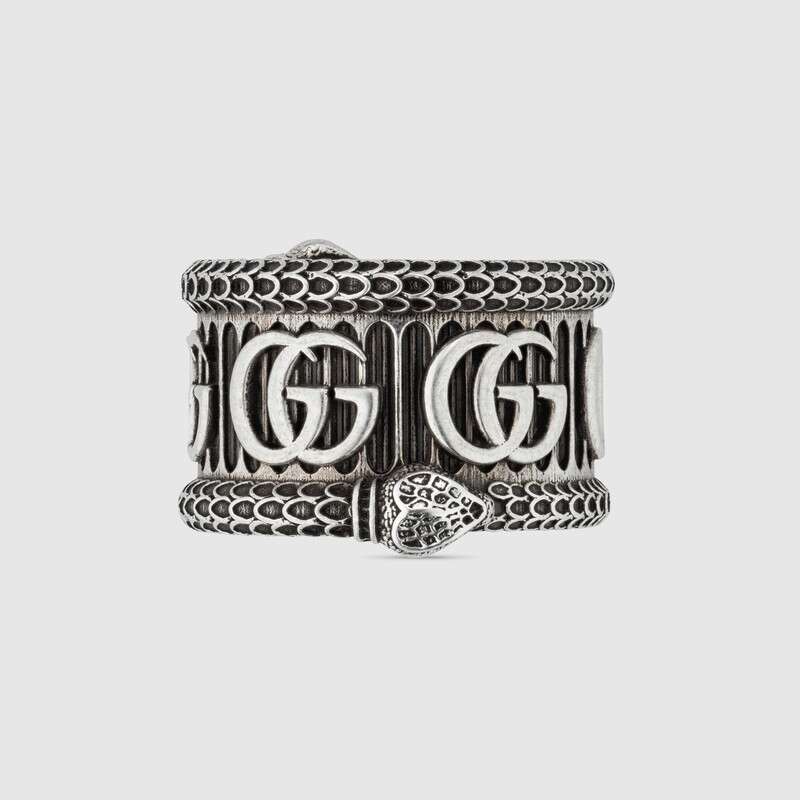 GUCCI ダブルGシルバーリング-BRAND OFF