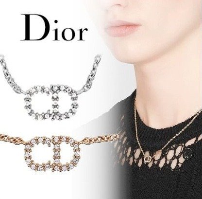 【2026】Dior 直営店買付！新作 CDクリスタル ロゴ ネックレス　２色-BRAND OFF