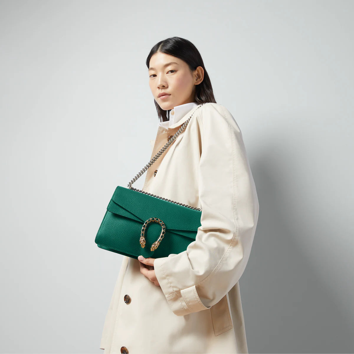 〔ディオニュソス〕レザー ショルダーバッグ-BRAND OFF