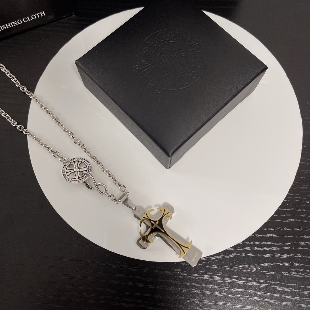 【CHROME HEARTS】ネックレス、新しいネックレス万能シンプルファッションオーナメント-BRAND OFF